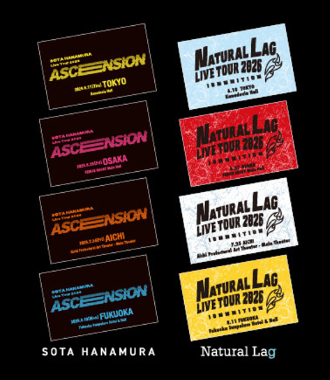 SOTA HANAMURA Live Tour 2026 -ASCEEENSION-」／「Natural Lag Live